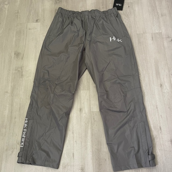 Huk Other - HUK Performance Fishing Packable Rain Pants Grey